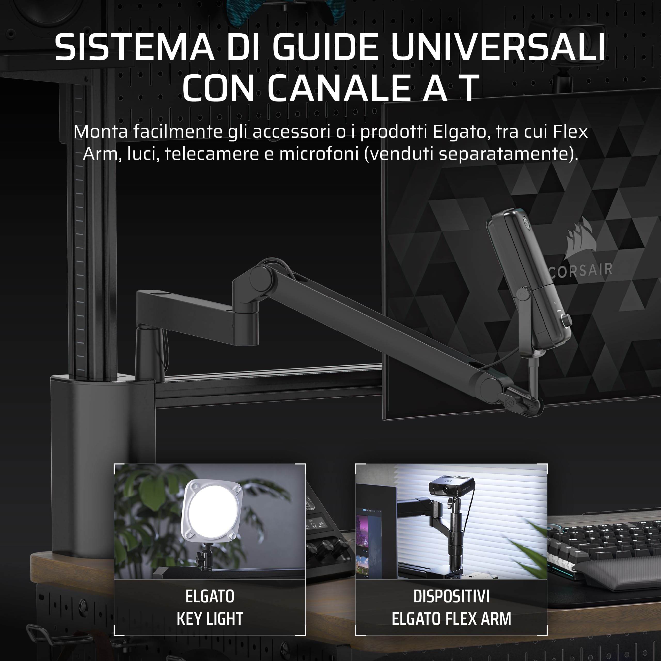 corsair-platform-4-scrivania-gaming-120x76cm-altezza-fissa-nero image 6
