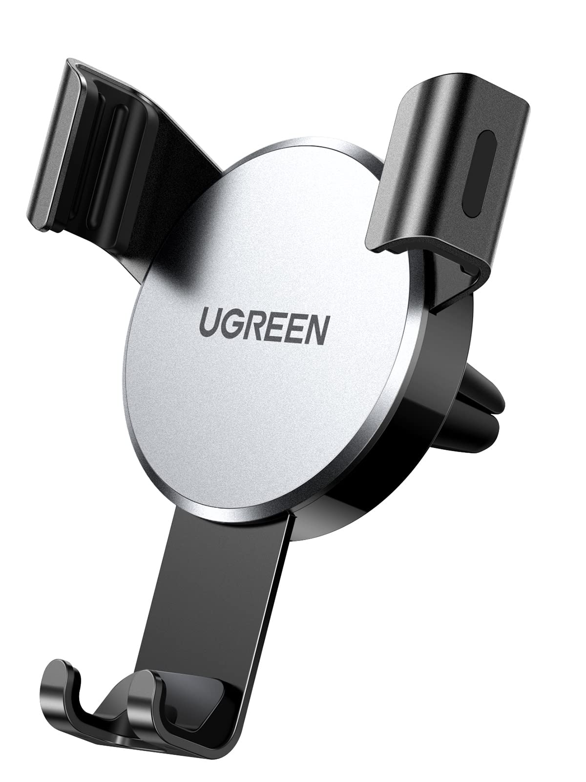 ugreen-supporto-telefono-auto-a-gravit-in-alluminio-per-bocchette-d-aria-grigio image 1
