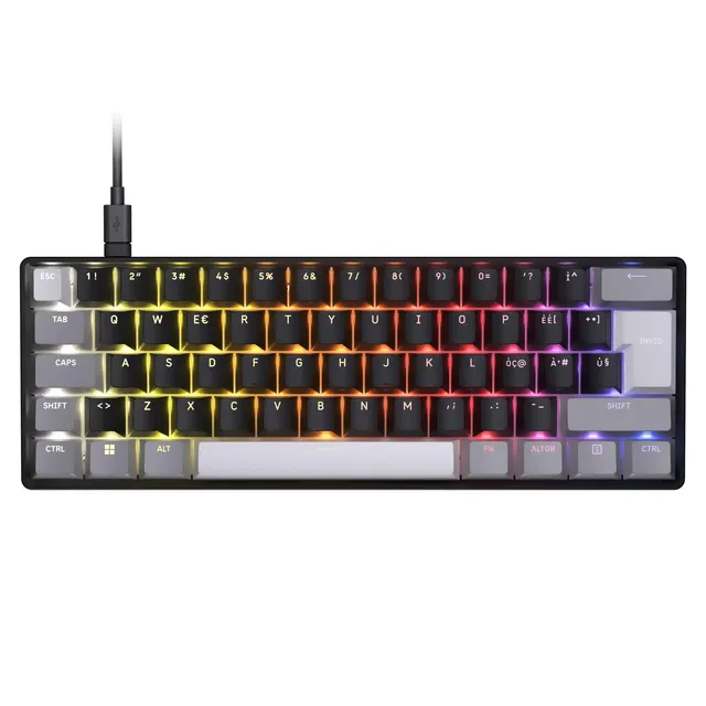 corsair-clipper-pro-mini-60-tastiera-gaming-fps-con-effetto-hall-nero-rapid-trig image 1