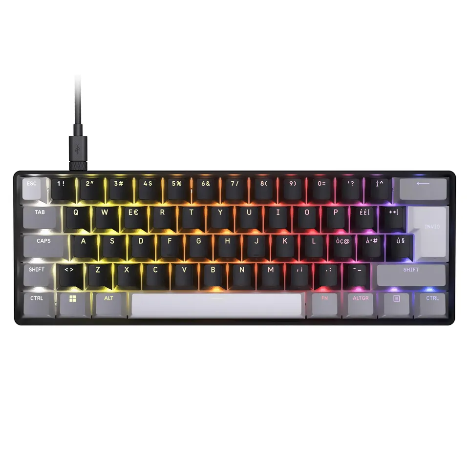 corsair-clipper-pro-mini-60-tastiera-gaming-fps-con-effetto-hall-nero-rapid-trig image 1