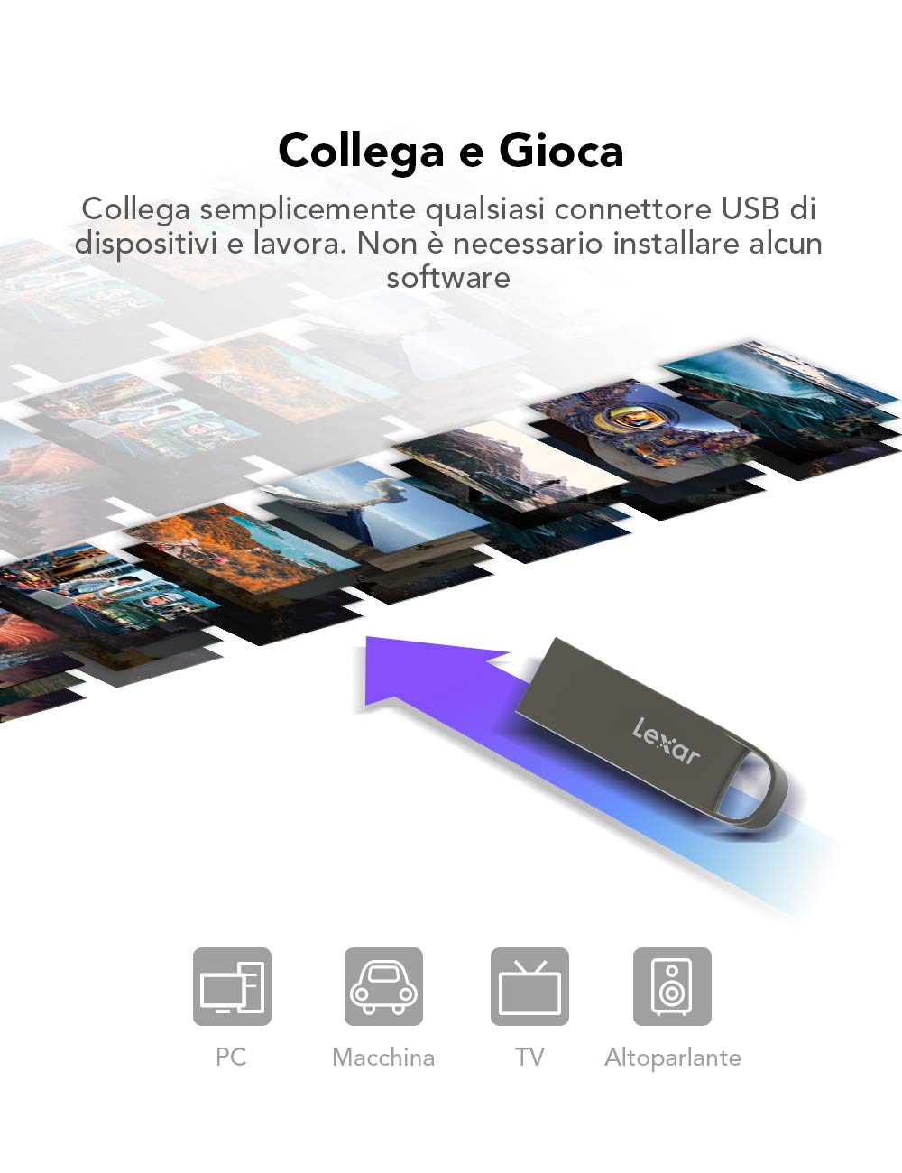 lexar-chiavetta-usb-64gb-usb-2-0-in-metallo-impermeabile image 2