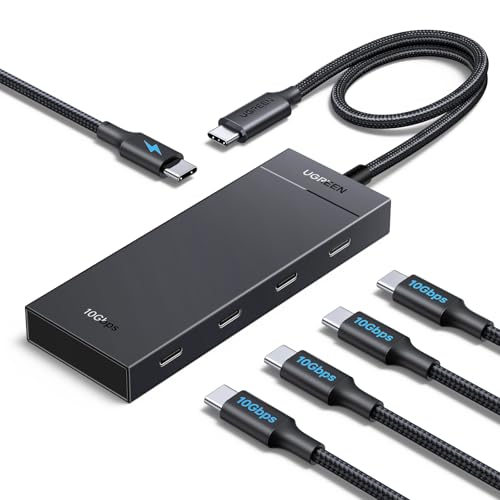 ugreen-hub-usb-c-5-in-1-10gbps-con-ricarica-pd-100w-4-porte-dati image 8