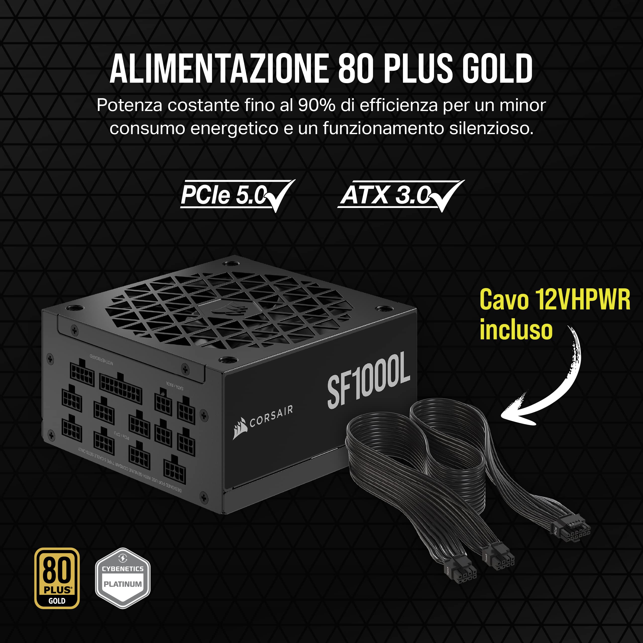 corsair-sf1000l-alimentatore-sfx-l-1000w-modulare-80-plus-gold-atx-3-1 image 3