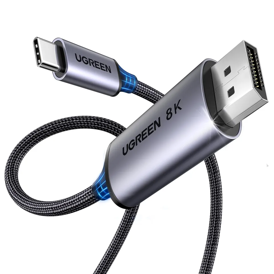 ugreen-cavo-usb-c-displayport-bidirezionale-8k-60hz-2m-dp-1-4 image 1