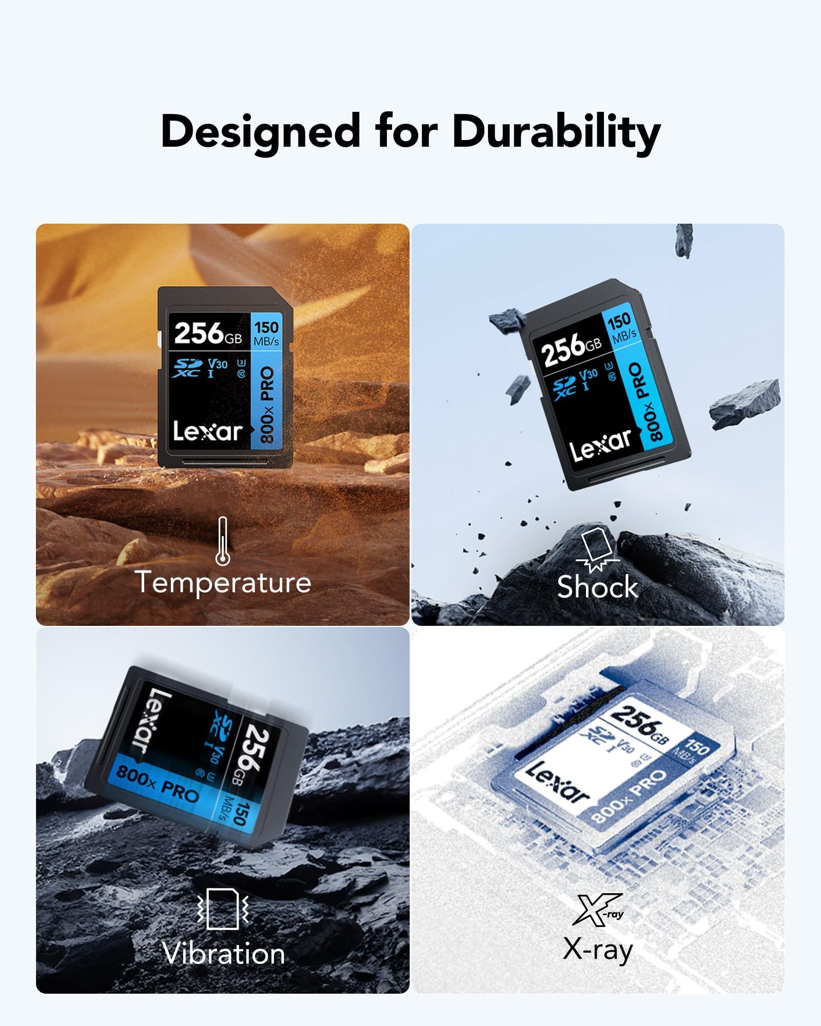 lexar-800x-pro-scheda-sdxc-uhs-i-64gb-150mb-s-v30-u3-c10 image 5