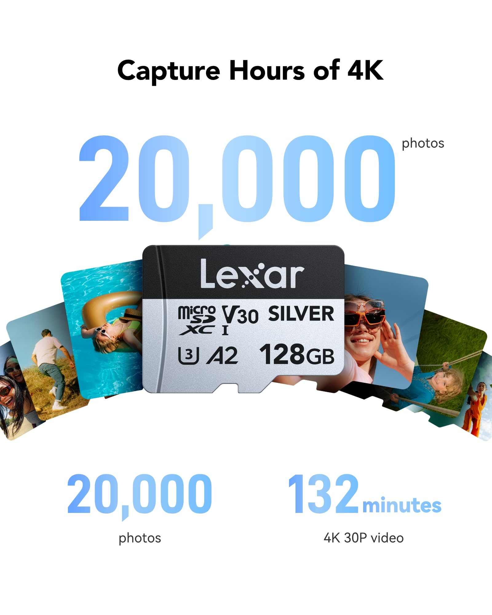 lexar-silver-micro-sd-card-128gb-v30-u3-fino-a-205mb-s image 5