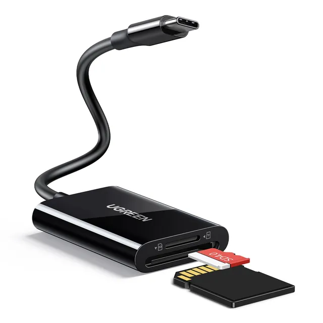 ugreen-lettore-schede-sd-microsd-usb-c-usb-3-0-nero image 1