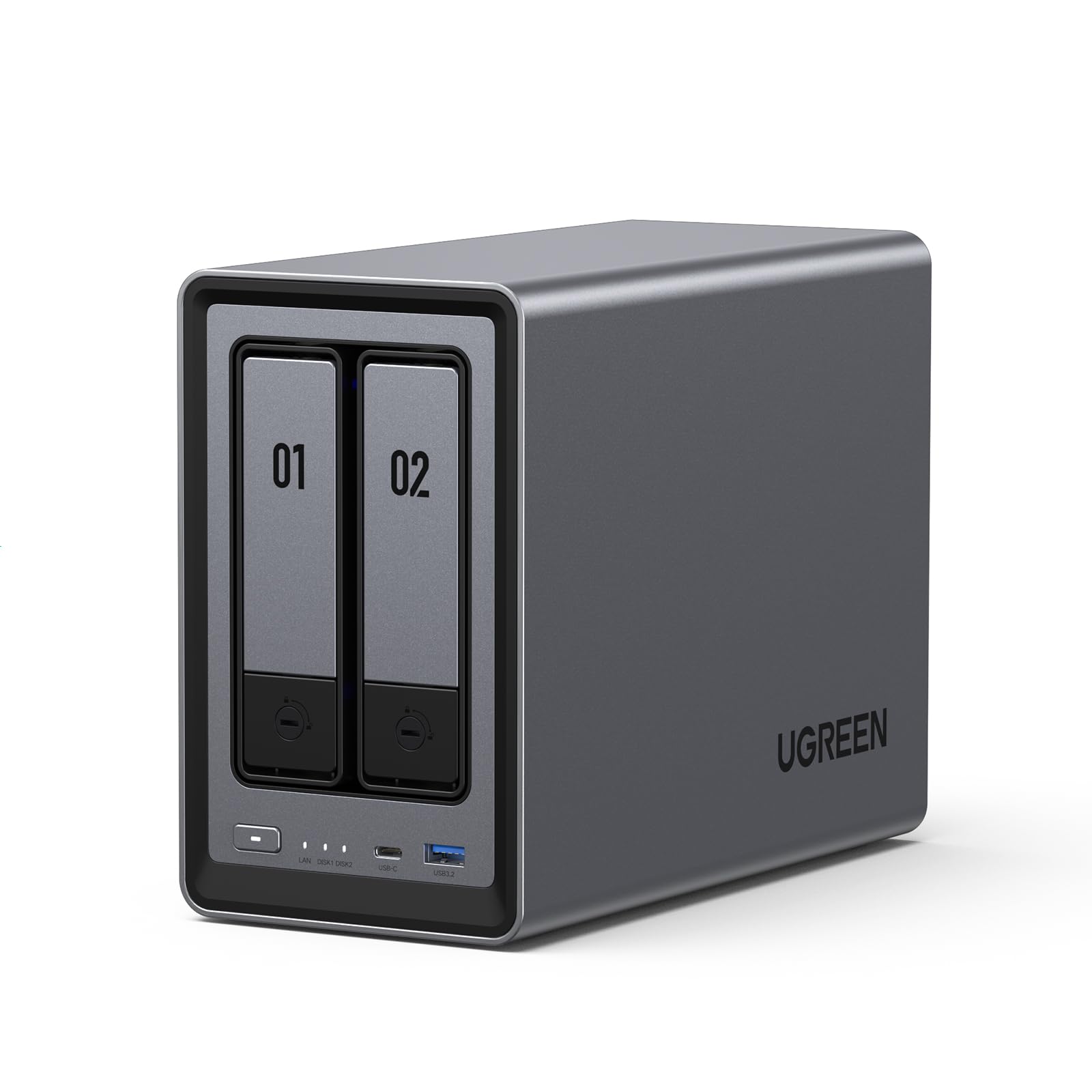 ugreen-nasync-dxp2800-nas-2-vani-intel-n100-2-5gbe-senza-dischi image 1