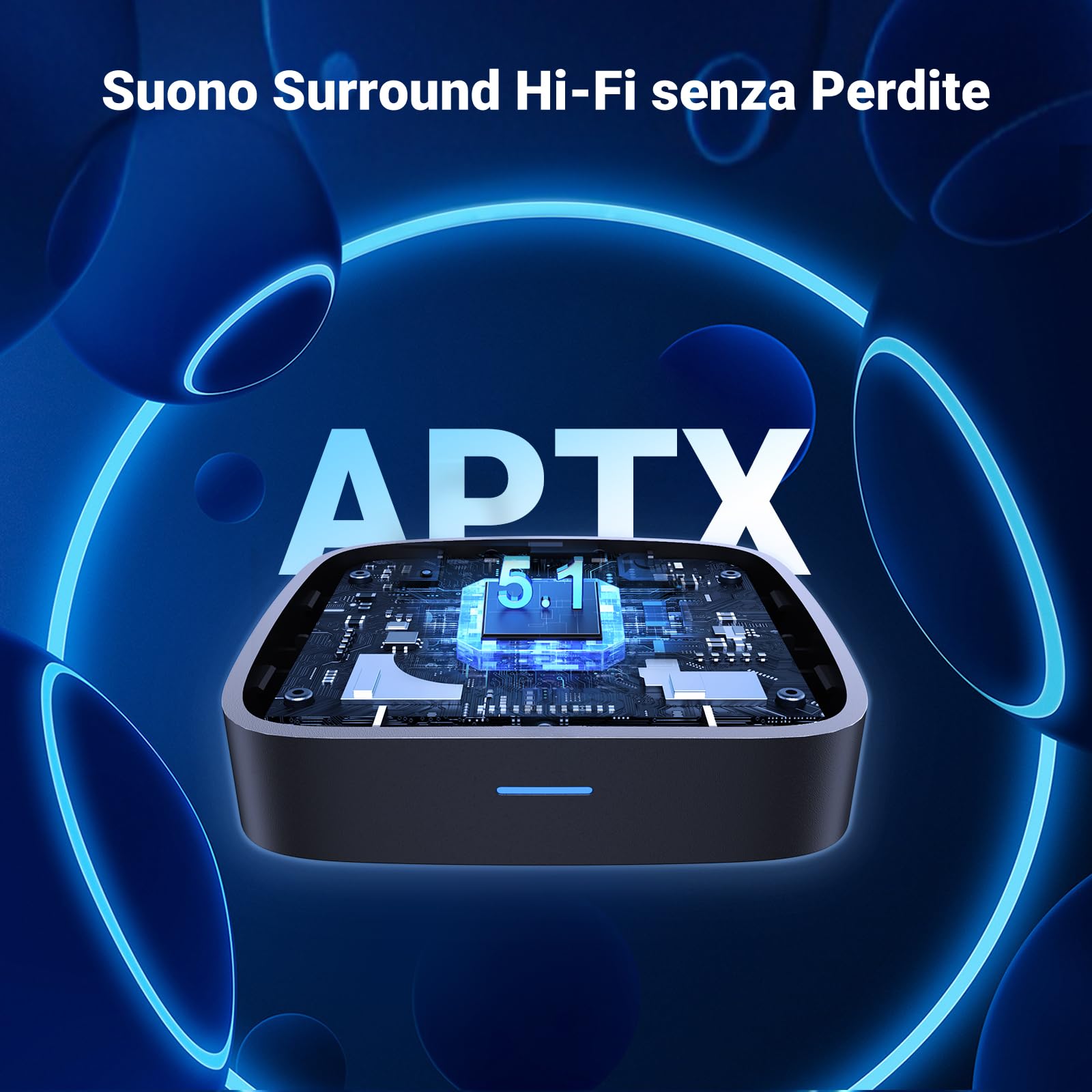 ugreen-ricevitore-bluetooth-5-1-audio-aptx-hd-rca-aux-3-5mm image 2