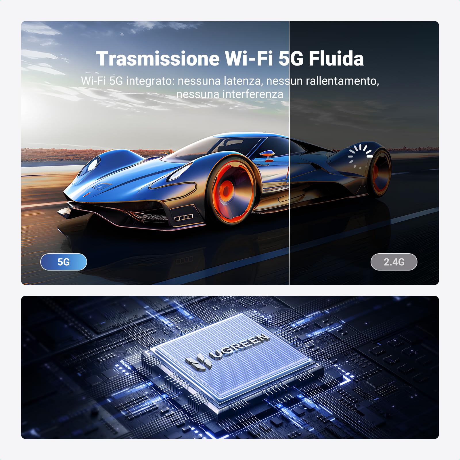 ugreen-trasmettitore-ricevitore-hdmi-wireless-usb-c-tx-hdmi-rx-1080p-50m-pd-60w image 4