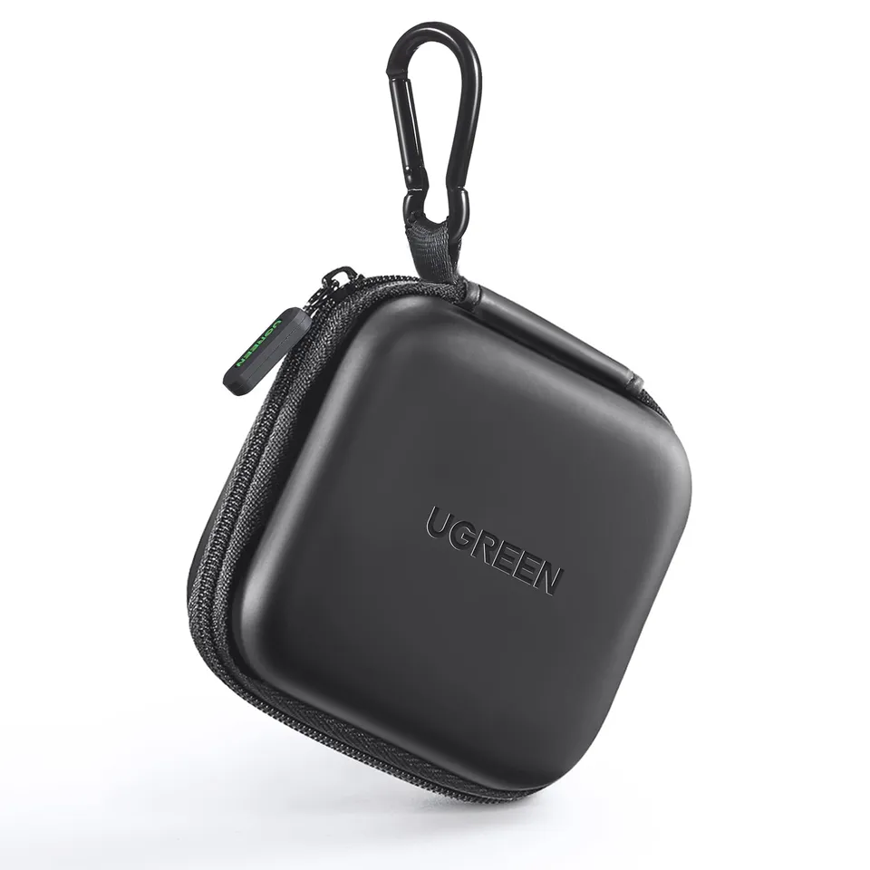 ugreen-custodia-rigida-eva-per-auricolari-e-accessori-usb-nero image 1