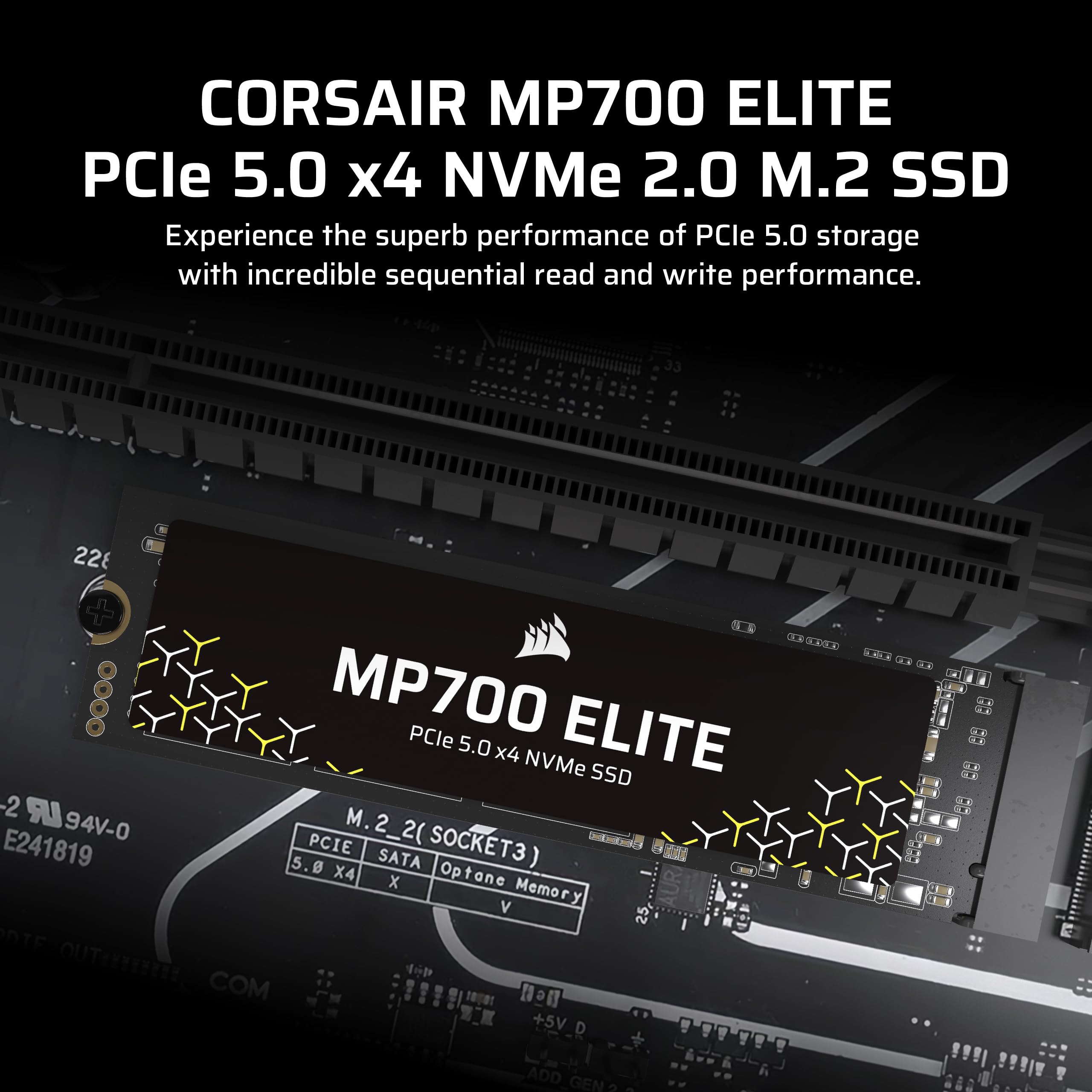 corsair-mp700-elite-ssd-pcie-5-0-nvme-m-2-2280-4tb-9400mb-s-nero image 2