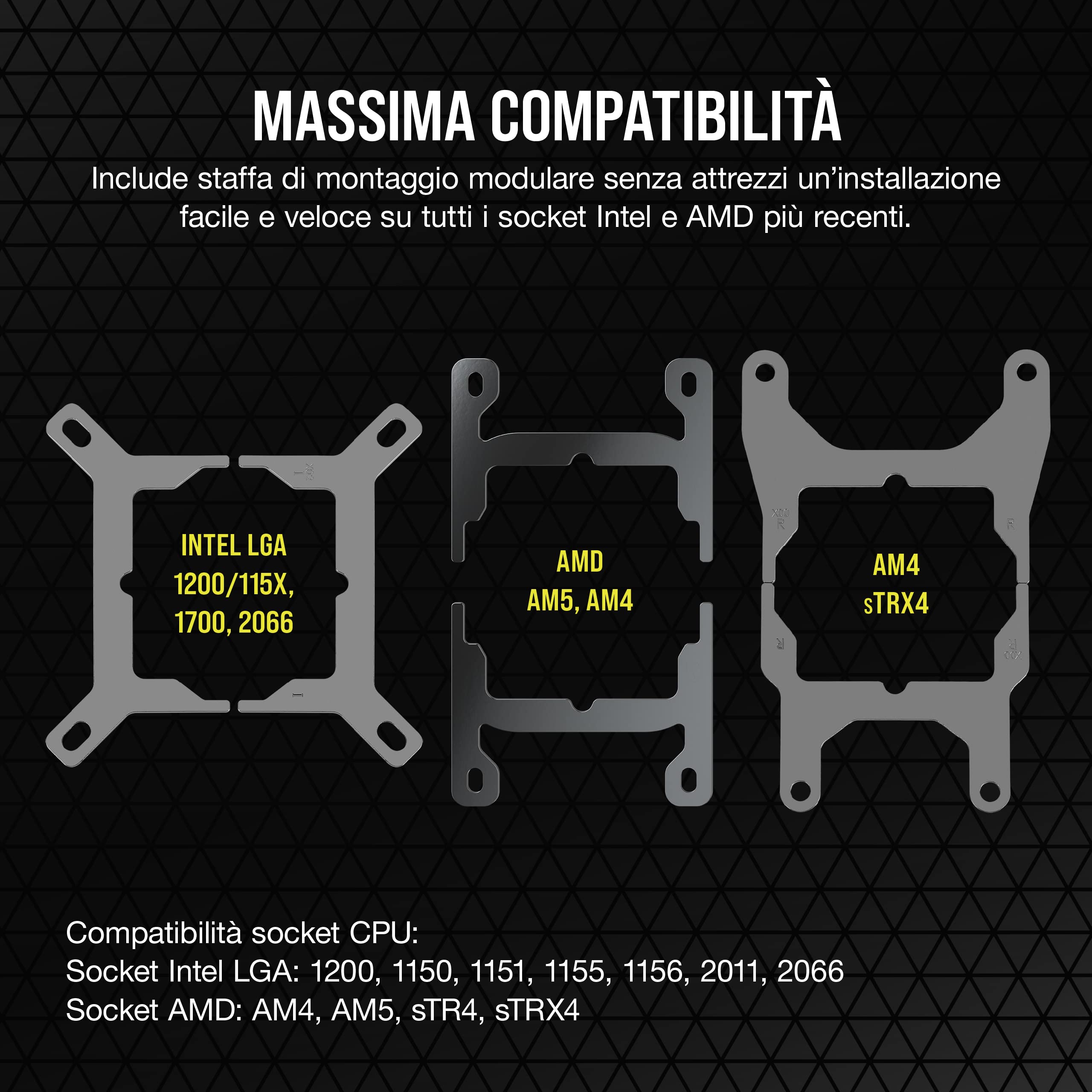 corsair-icue-h170i-elite-lcd-xt-dissipatore-liquido-420-mm-nero image 7
