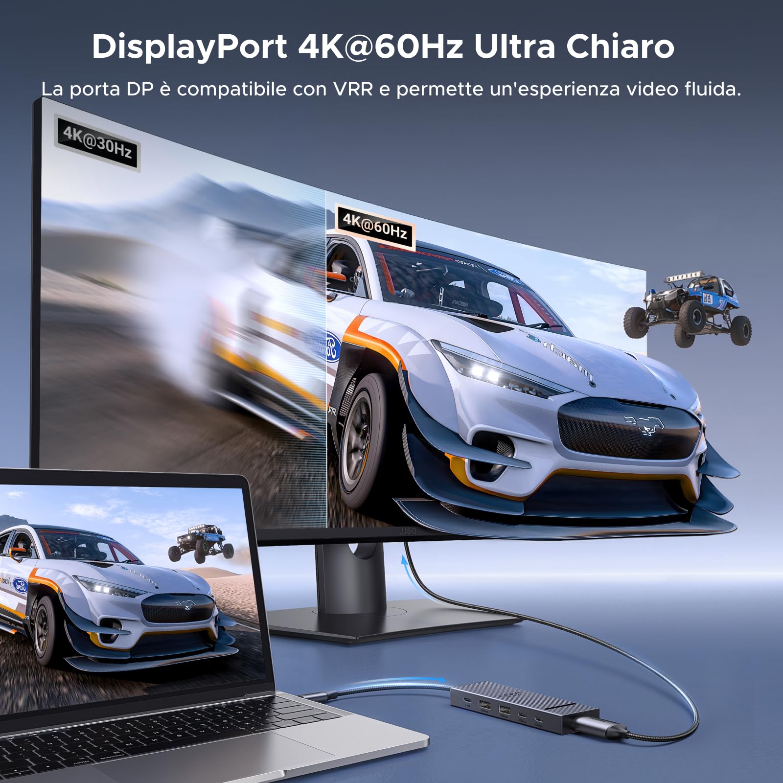 ugreen-revodok-pro-1062-hub-usb-c-6-in-1-displayport-4k-60hz-10gbps-pd-100w image 3