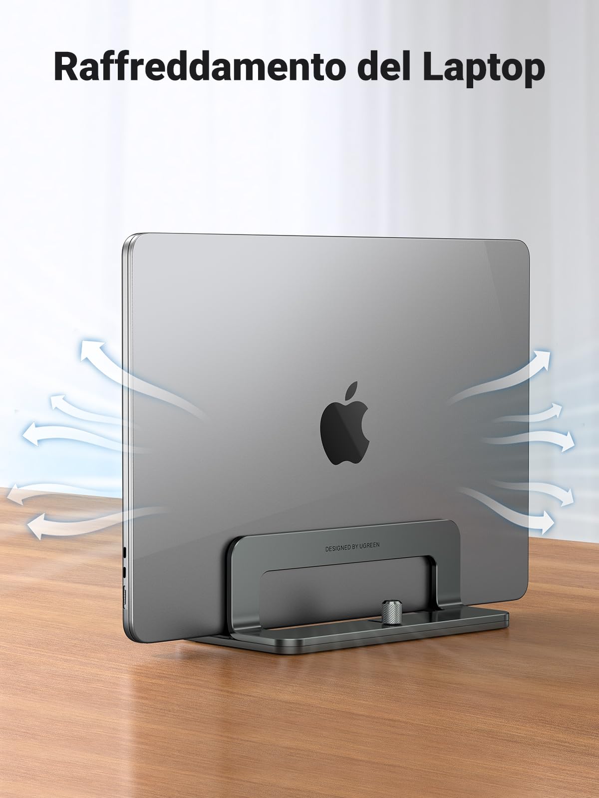 ugreen-supporto-verticale-laptop-alluminio-regolabile-grigio-fino-a-15-6 image 5