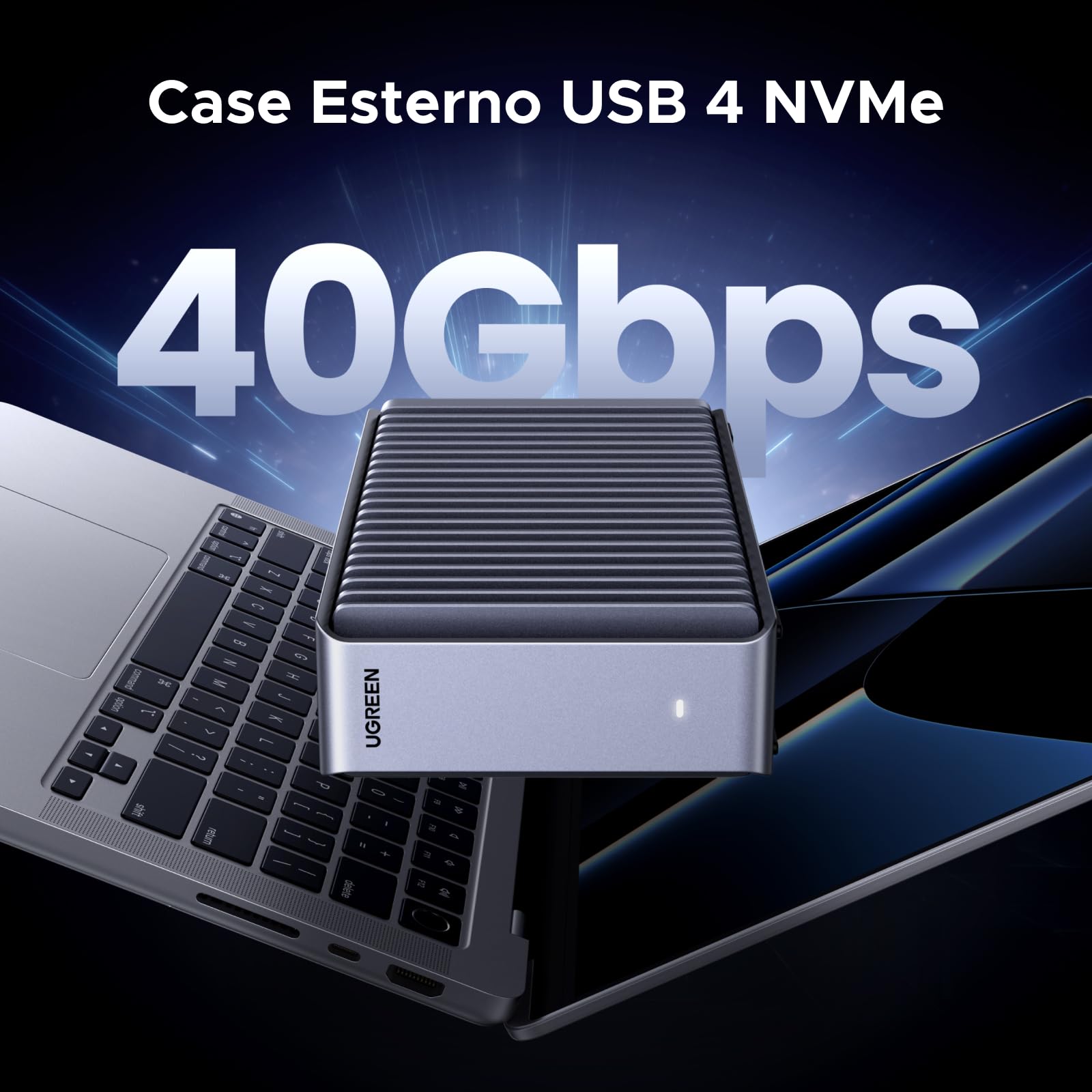 ugreen-case-esterno-ssd-m-2-nvme-usb4-40gbps-in-alluminio-per-mac-windows-linux image 2