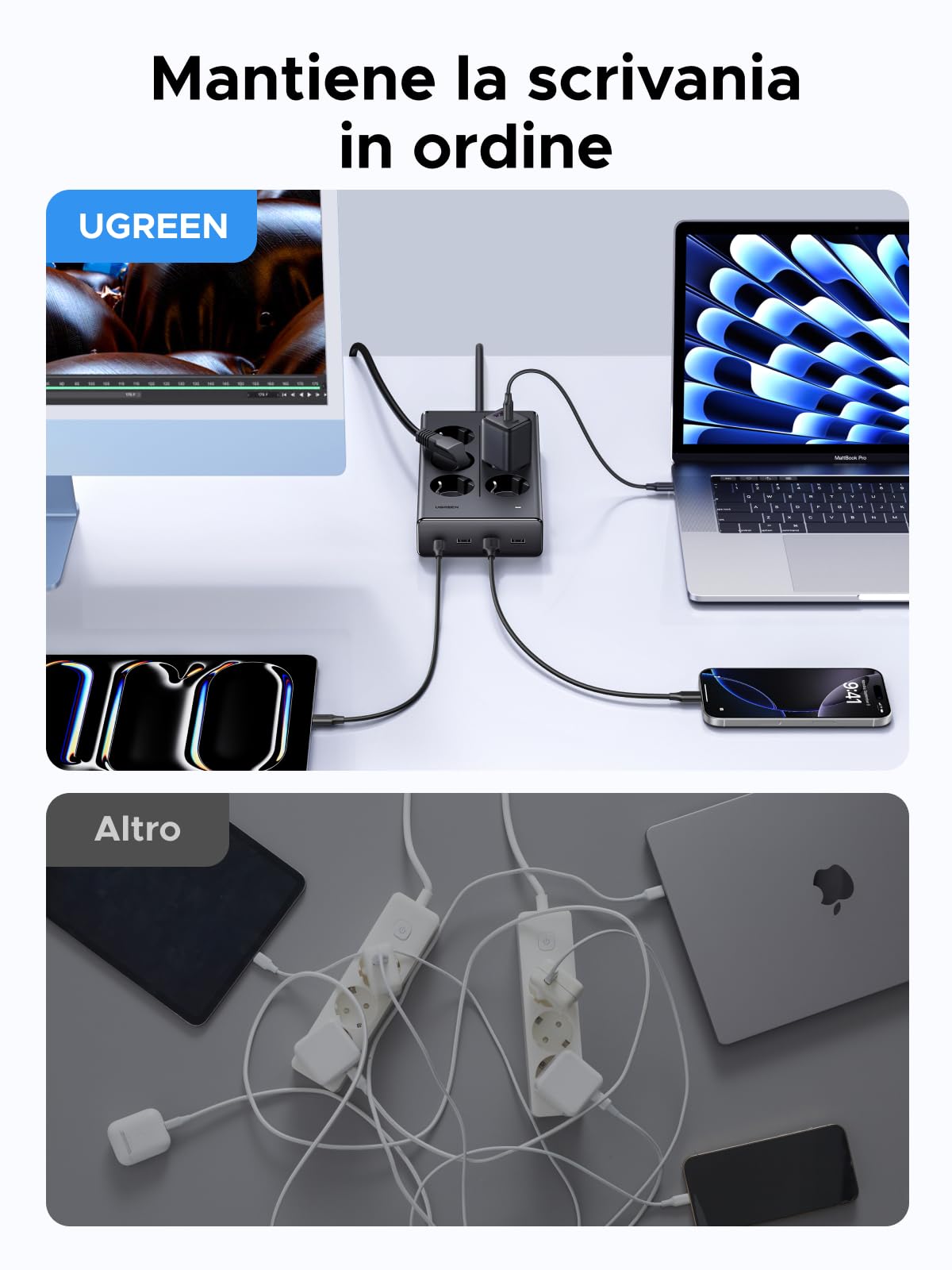 ugreen-10-in-1-ciabatta-multipresa-3680w-6-prese-4-usb-pd-20w-nera image 7
