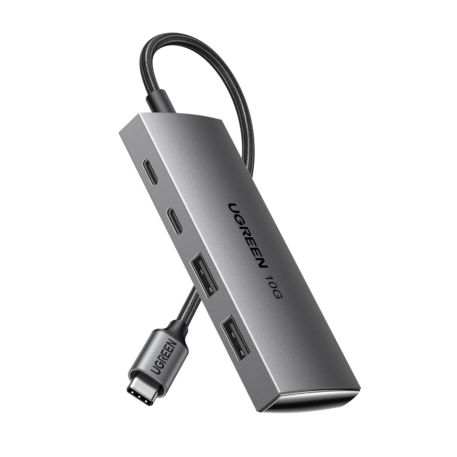 ugreen-hub-usb-c-10gbps-4-porte-alluminio-con-2x-usb-c-e-2x-usb-a-3-2 image 1