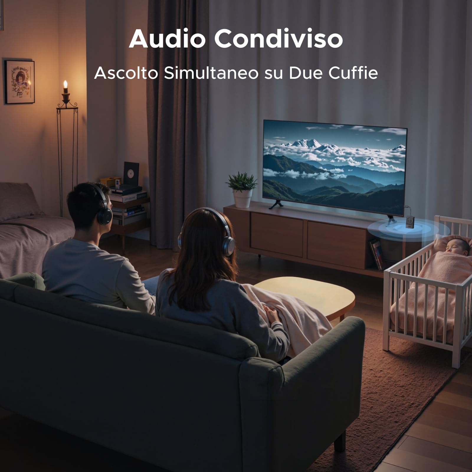 ugreen-trasmettitore-bluetooth-5-4-per-tv-e-aereo-jack-3-5mm-doppio-collegamento image 6