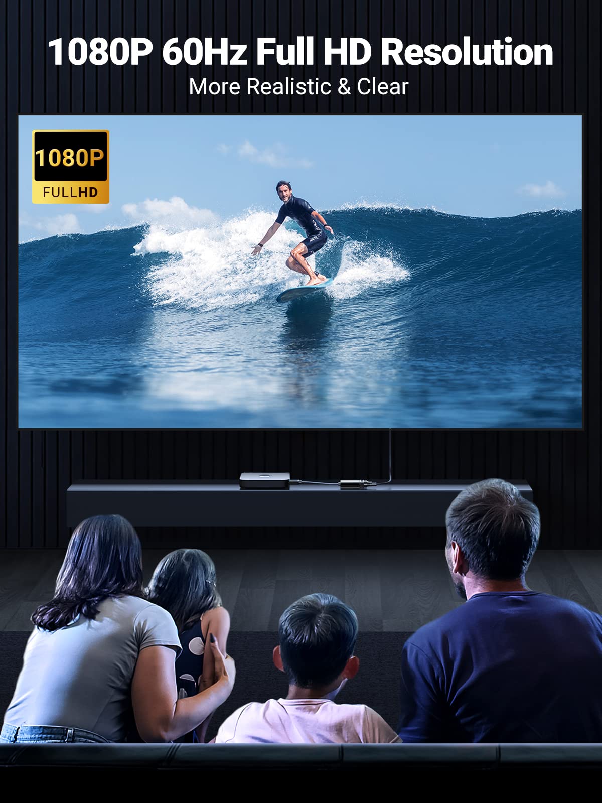 ugreen-adattatore-hdmi-a-vga-attivo-1080p-con-audio-jack-3-5mm-nero image 5