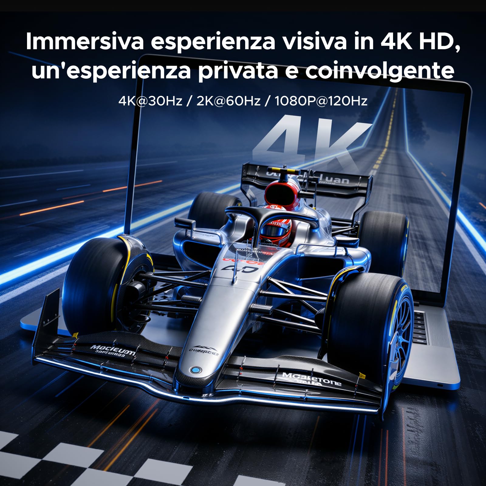 ugreen-adattatore-mini-displayport-a-hdmi-4k-30hz-unidirezionale-20cm image 2
