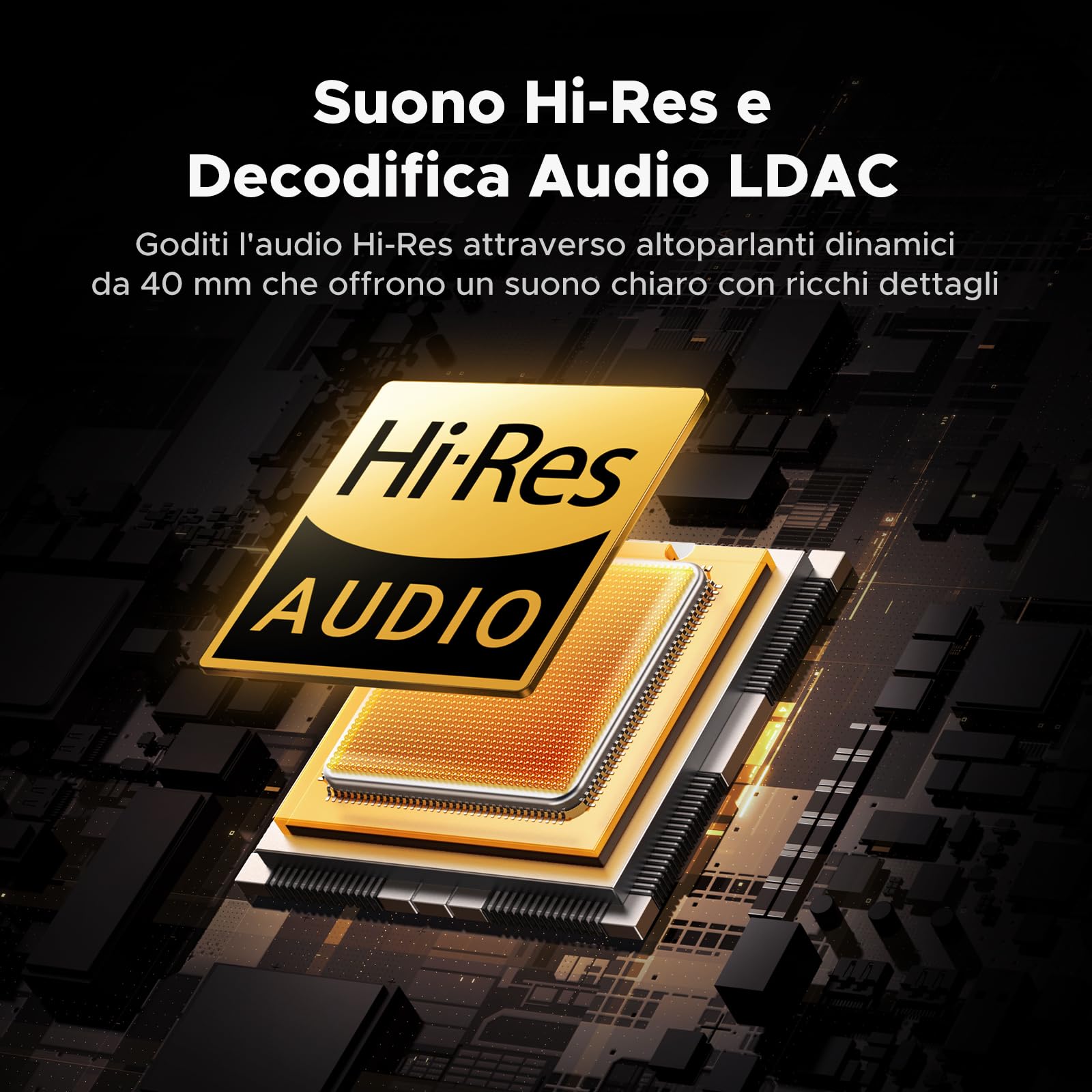 ugreen-studio-pro-cuffie-bluetooth-over-ear-anc-48db-hi-res-ldac-nero image 2