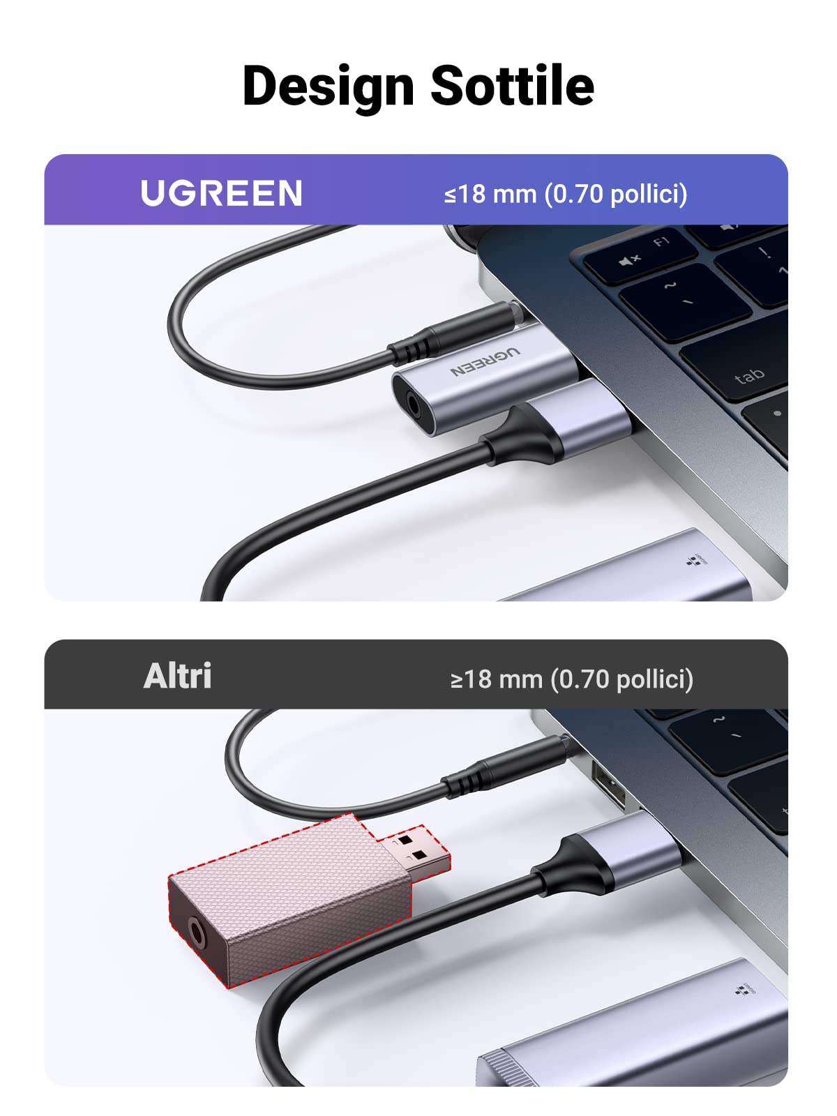 ugreen-scheda-audio-esterna-usb-in-alluminio-a-jack-3-5mm image 4