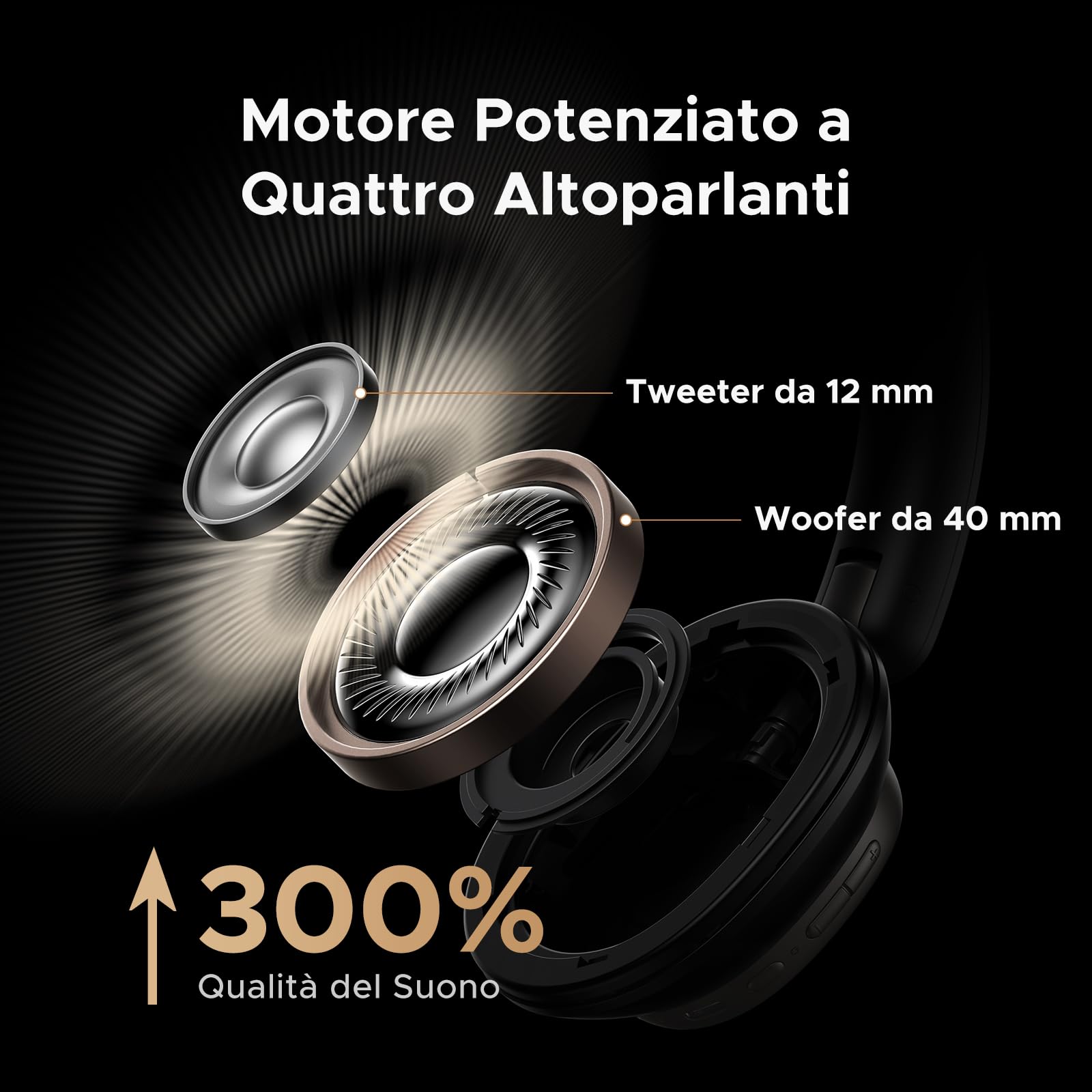 ugreen-studio-pro-cuffie-bluetooth-over-ear-anc-48db-hi-res-ldac-nero image 4