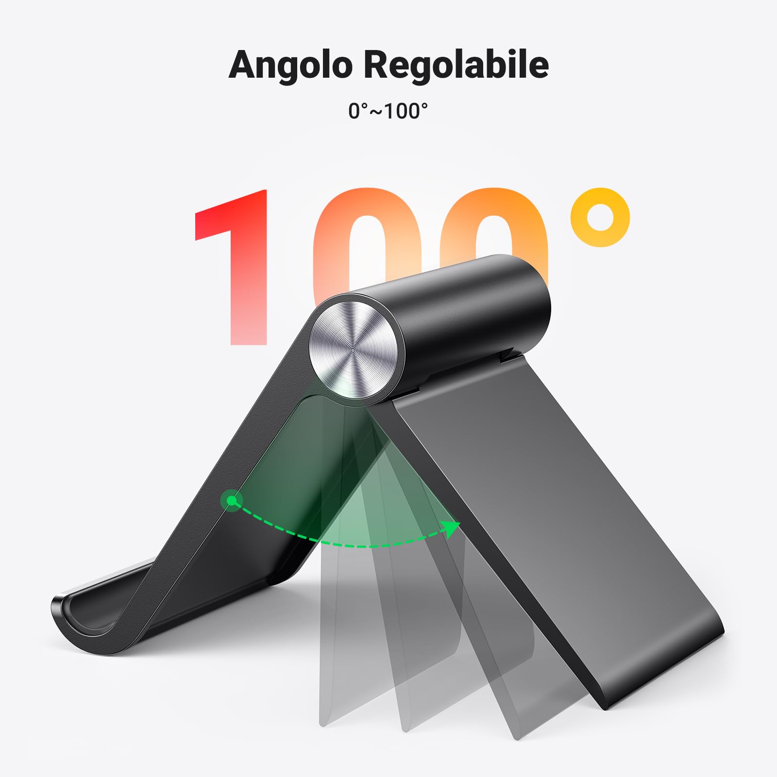 ugreen-supporto-telefono-da-tavolo-regolabile-100-alluminio-nero image 3