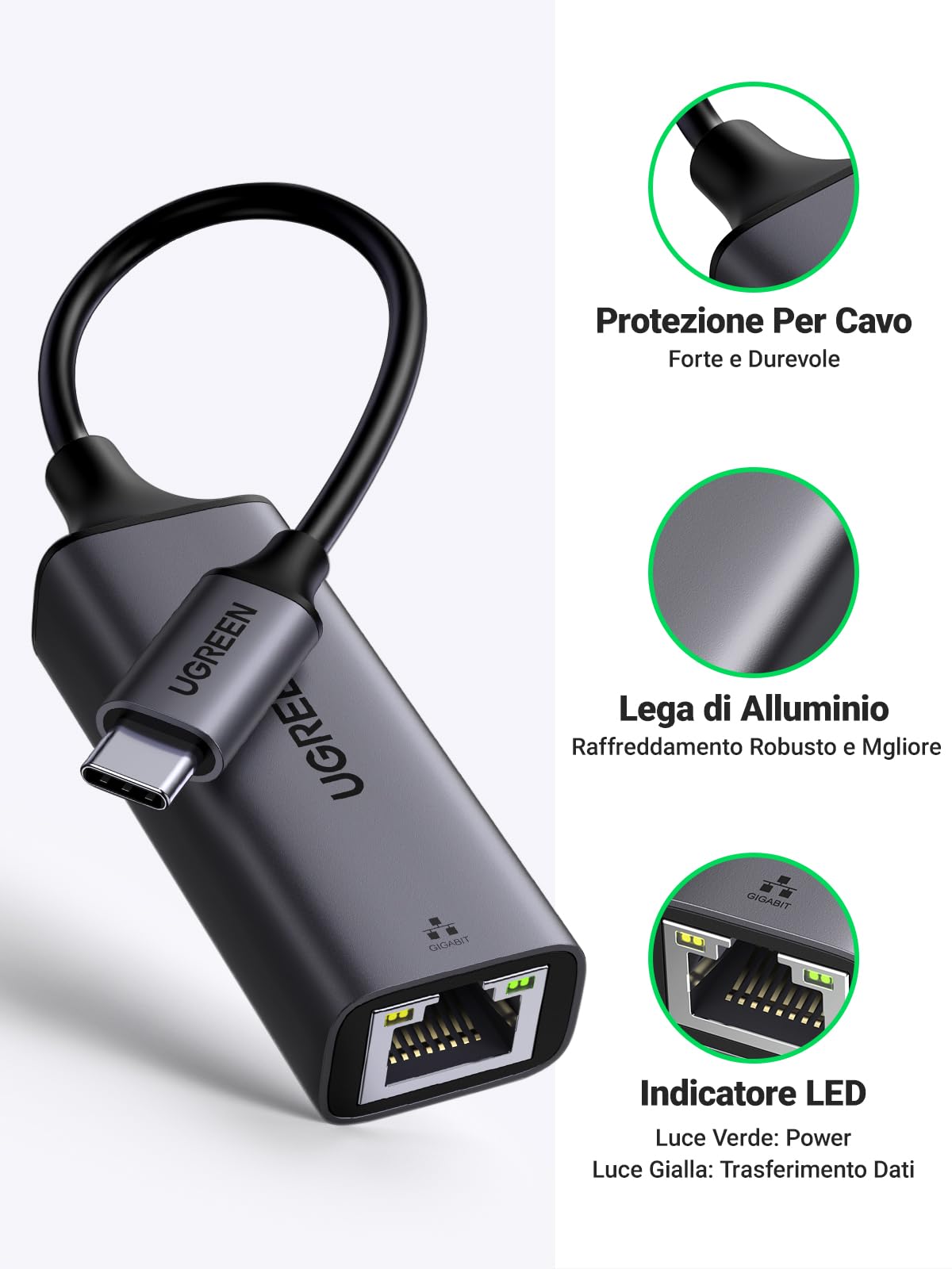 ugreen-adattatore-ethernet-usb-c-a-rj45-1000mbps-in-alluminio image 4