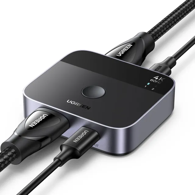 ugreen-switch-usb-c-hdmi-a-hdmi-2-0-4k60hz-2-ingressi-1-uscita image 1