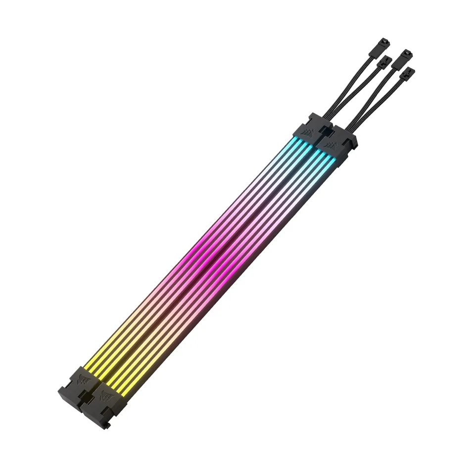 corsair-icue-argb-strisce-cavo-psu-2x-200mm-100-led-rgb-nero image 1