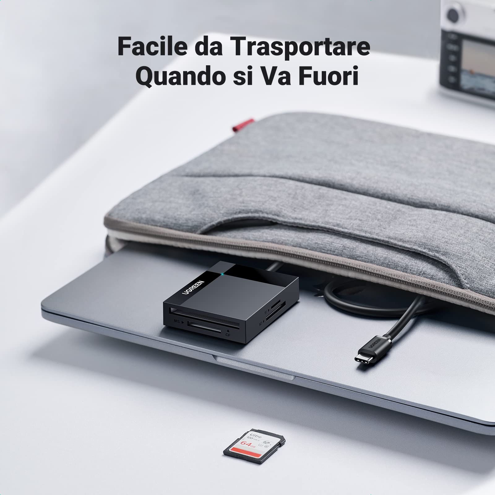 ugreen-lettore-schede-sd-tf-cf-ms-4-in-1-usb-c-104mb-s-fino-a-2tb image 8