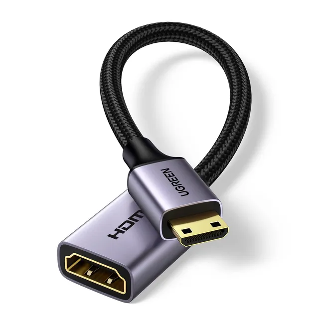 ugreen-adattatore-mini-hdmi-a-hdmi-4k-60hz-cavo-corto-25cm image 1