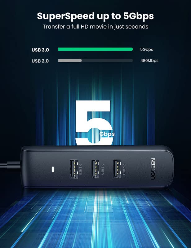 ugreen-hub-usb-c-4-in-1-usb-3-0-5gbps-con-cavo-20cm image 5