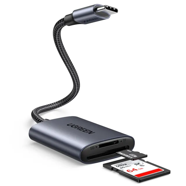 ugreen-lettore-schede-sd-usb-c-alluminio-sd-3-0-fino-a-170mb-s image 1