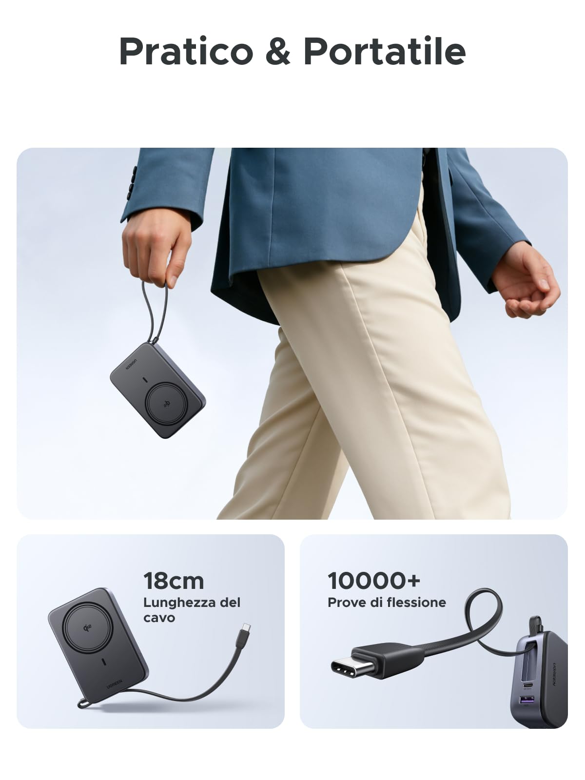ugreen-zapix-qi2-power-bank-magsafe-20000mah-30w-con-cavo-usb-c image 5