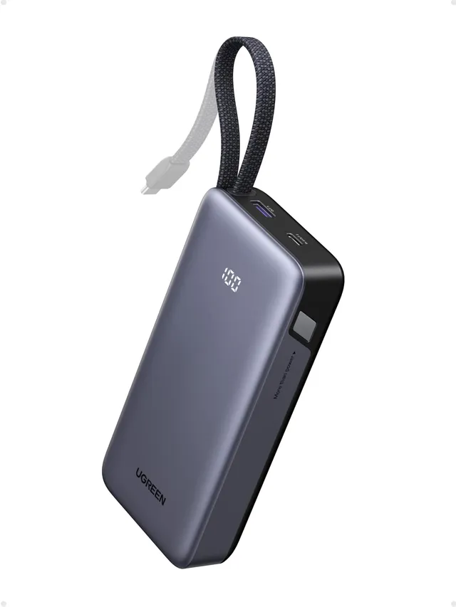 ugreen-nexode-power-bank-20000mah-55w-con-cavo-usb-c-integrato image 1