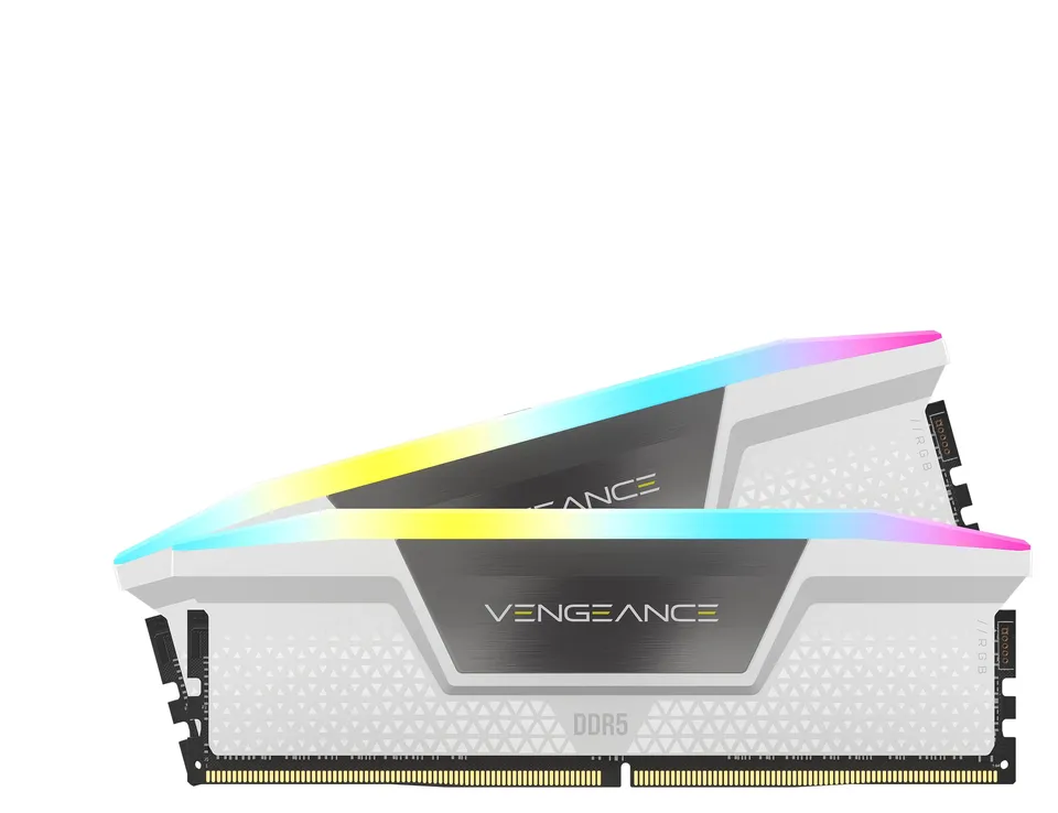 corsair-vengeance-rgb-ddr5-32gb-2x16gb-6000mhz-cl36-intel-xmp-bianco-2 image 1