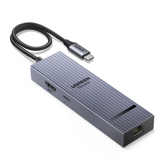 ugreen-revodok-pro-106-hub-usb-c-6-in-1-hdmi-4k-60hz-gigabit image 1