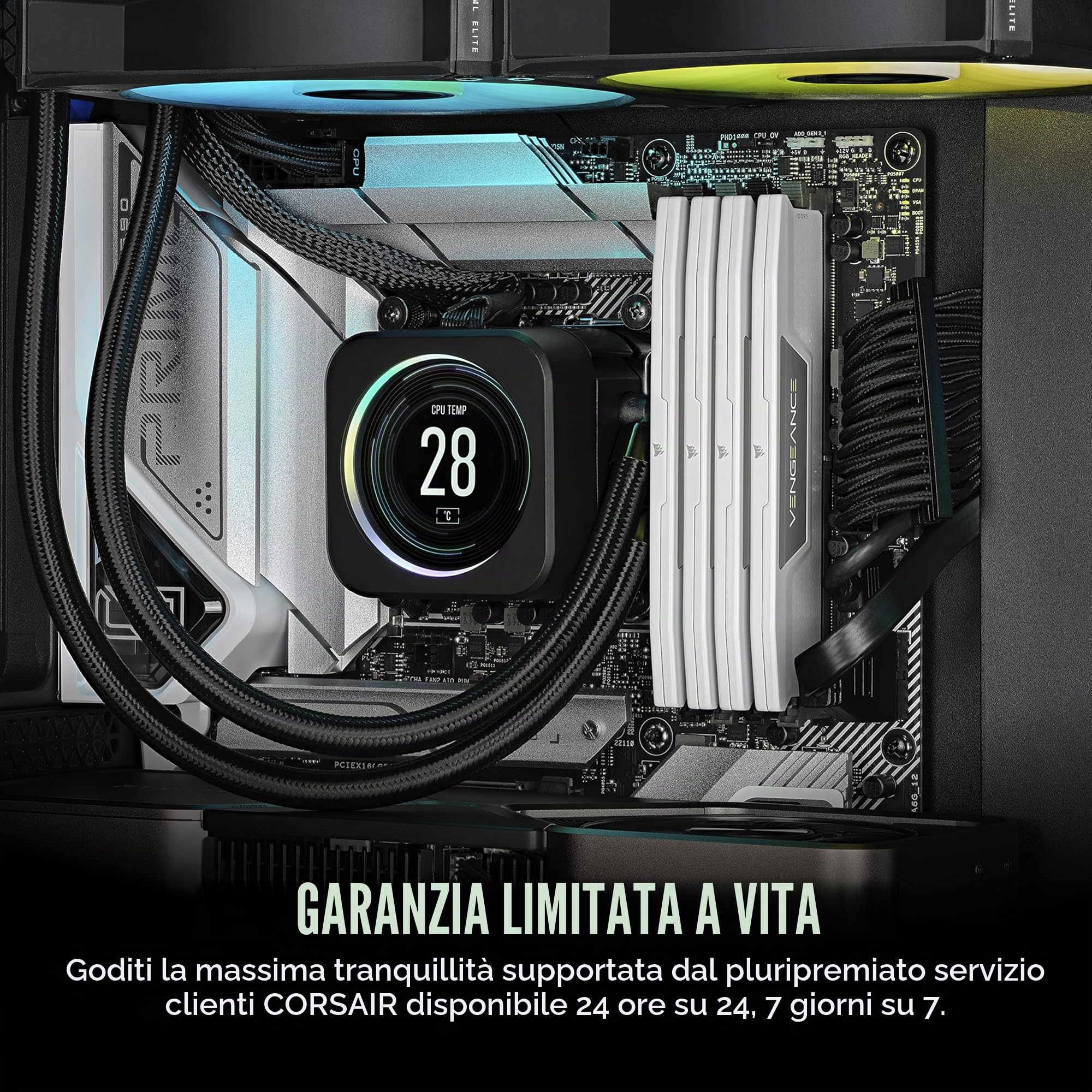 corsair-vengeance-ddr5-32gb-2-x-16gb-5600mhz-cl40-ram-desktop-bianco-intel-xmp-3 image 6