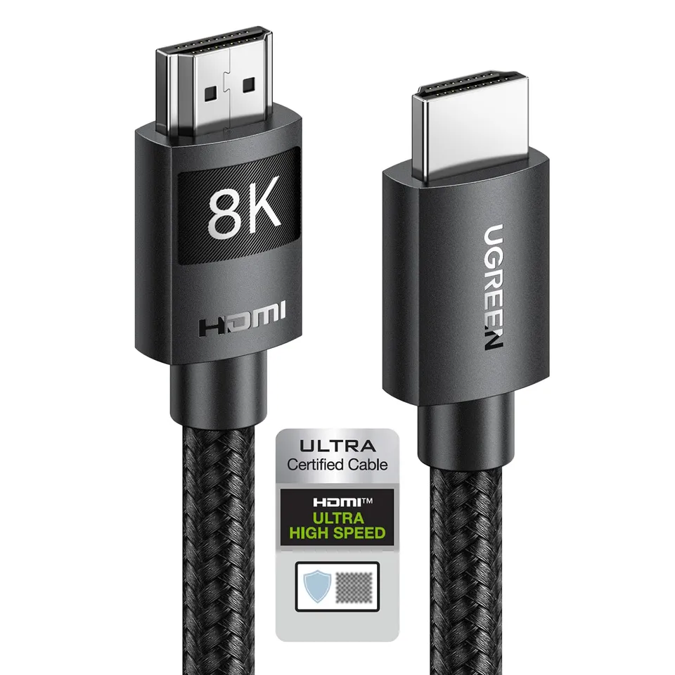 ugreen-cavo-hdmi-2-1-certificato-8k-60hz-4k-120hz-48gbps-2m-nylon image 1