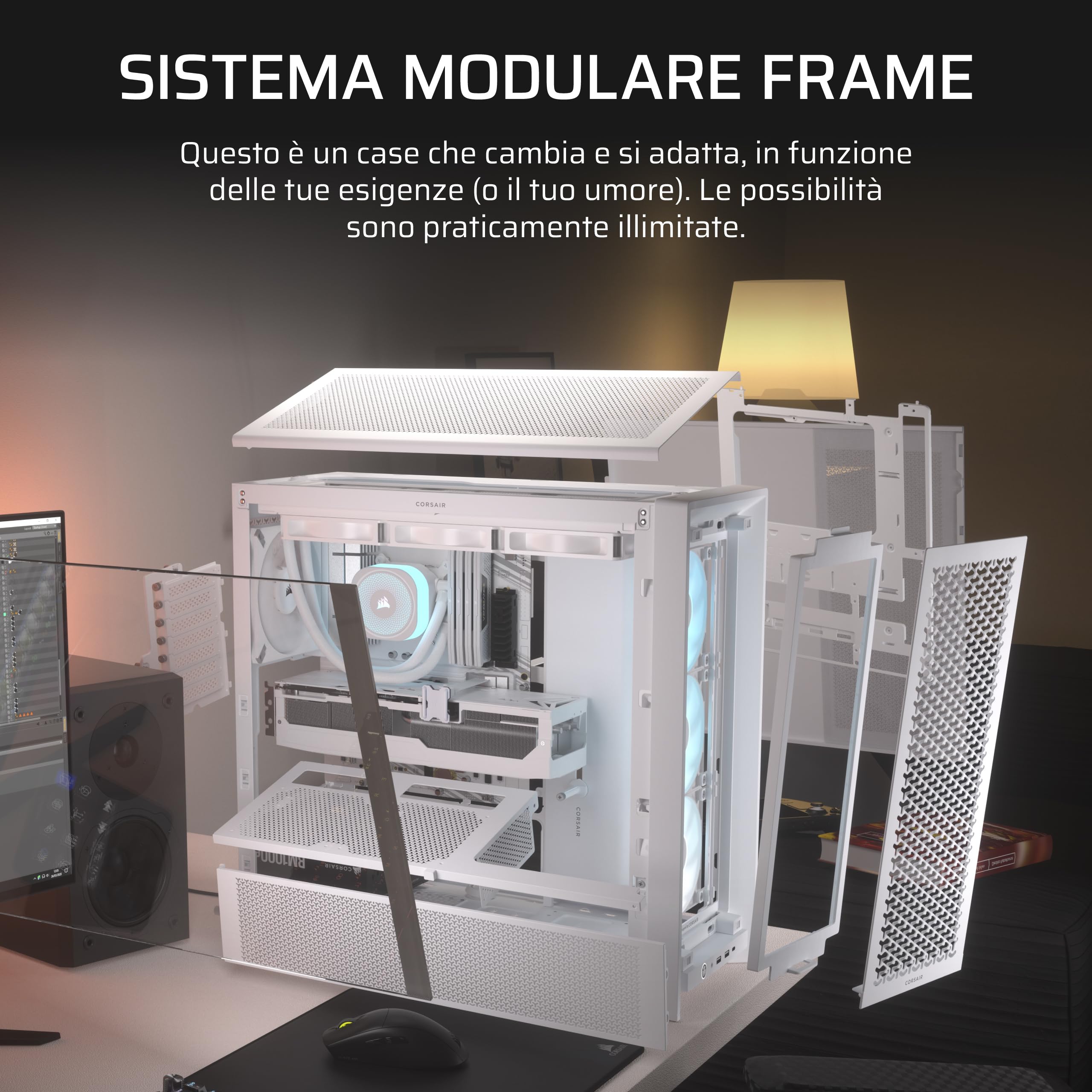 corsair-frame-4000d-rs-argb-case-mid-tower-atx-per-pc-bianco image 3