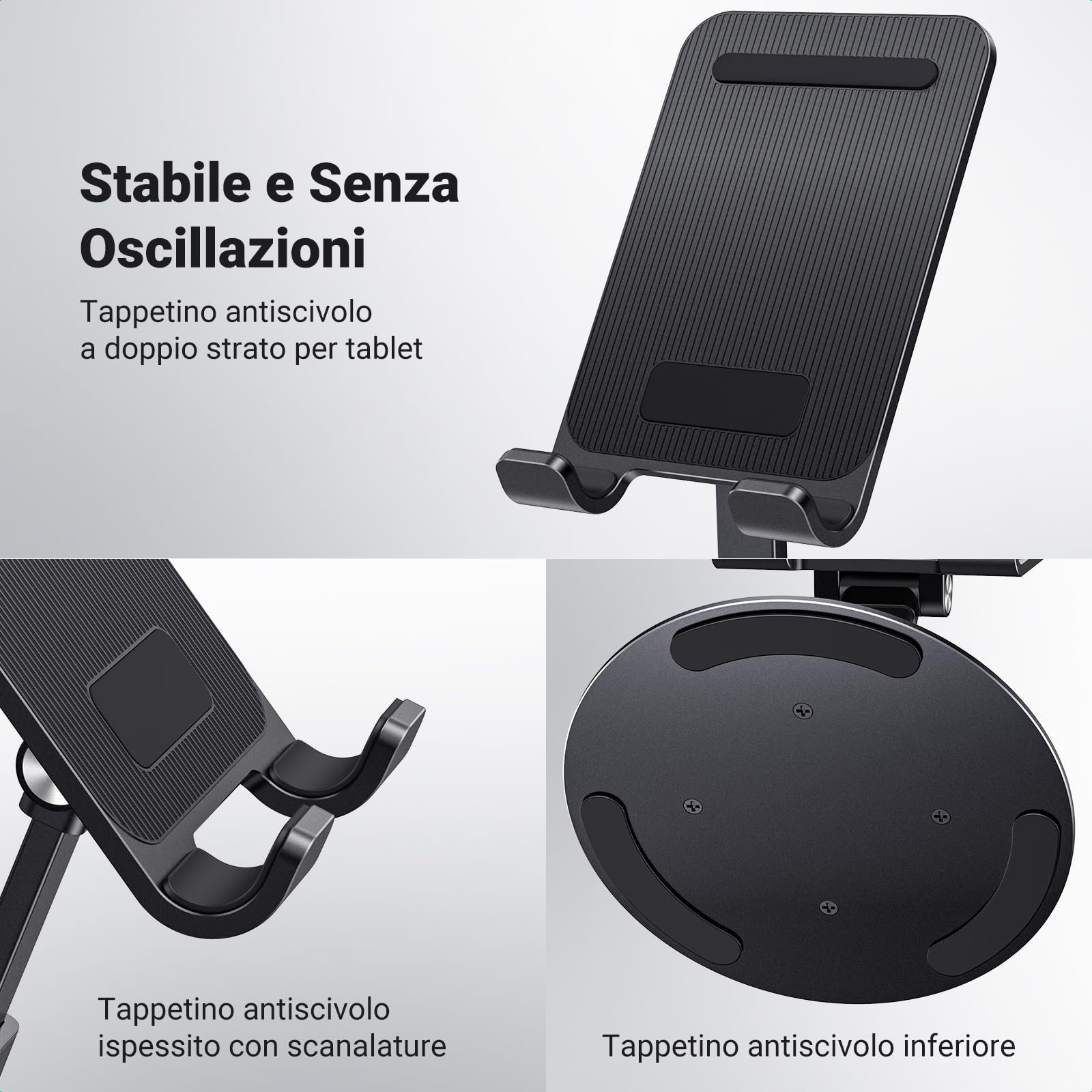 ugreen-supporto-cellulare-e-tablet-regolabile-da-tavolo-base-girevole-360-allumi image 6