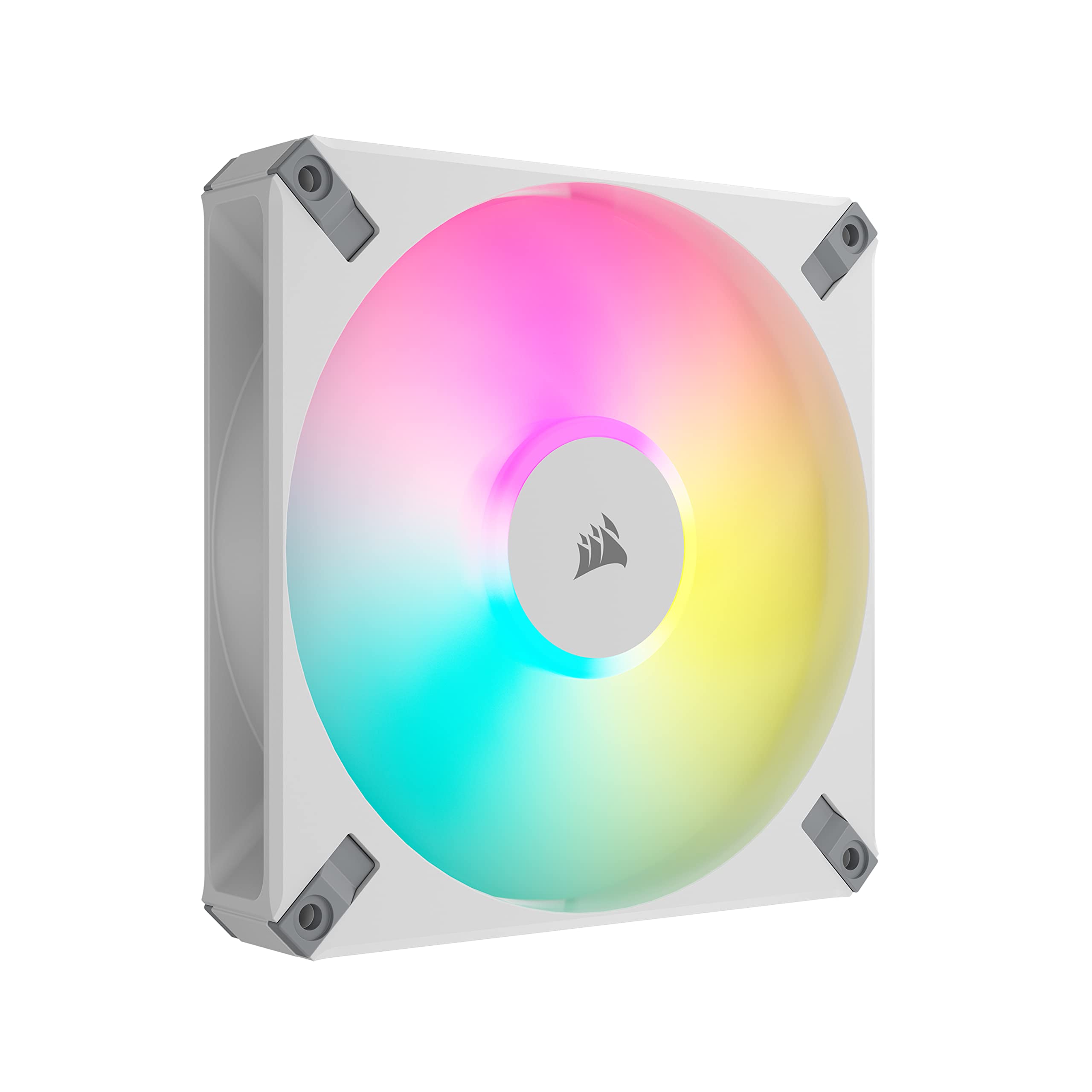 corsair-icue-af140-rgb-elite-ventola-pwm-140-mm-bianco image 1
