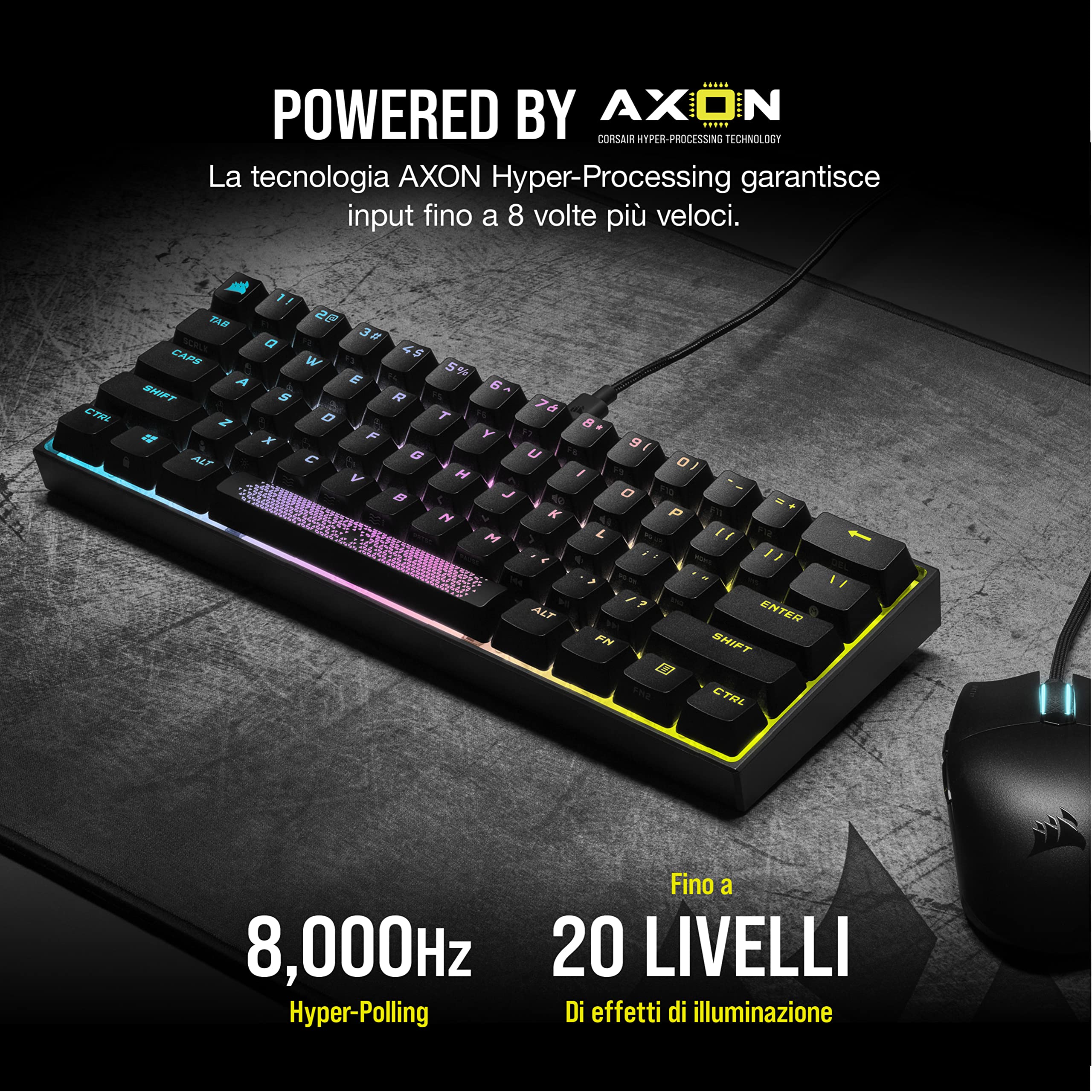 corsair-k65-rgb-mini-60-tastiera-meccanica-gaming-cherry-mx-red-qwerty-it-nero image 4