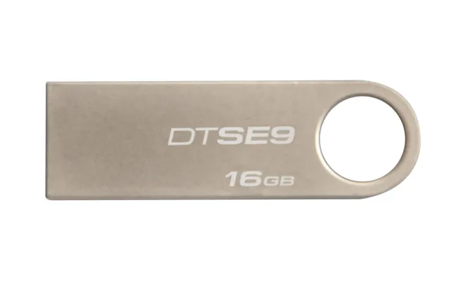 kingston-datatraveler-se9-16gb-usb-2-0-type-a-beige-metallo image 1