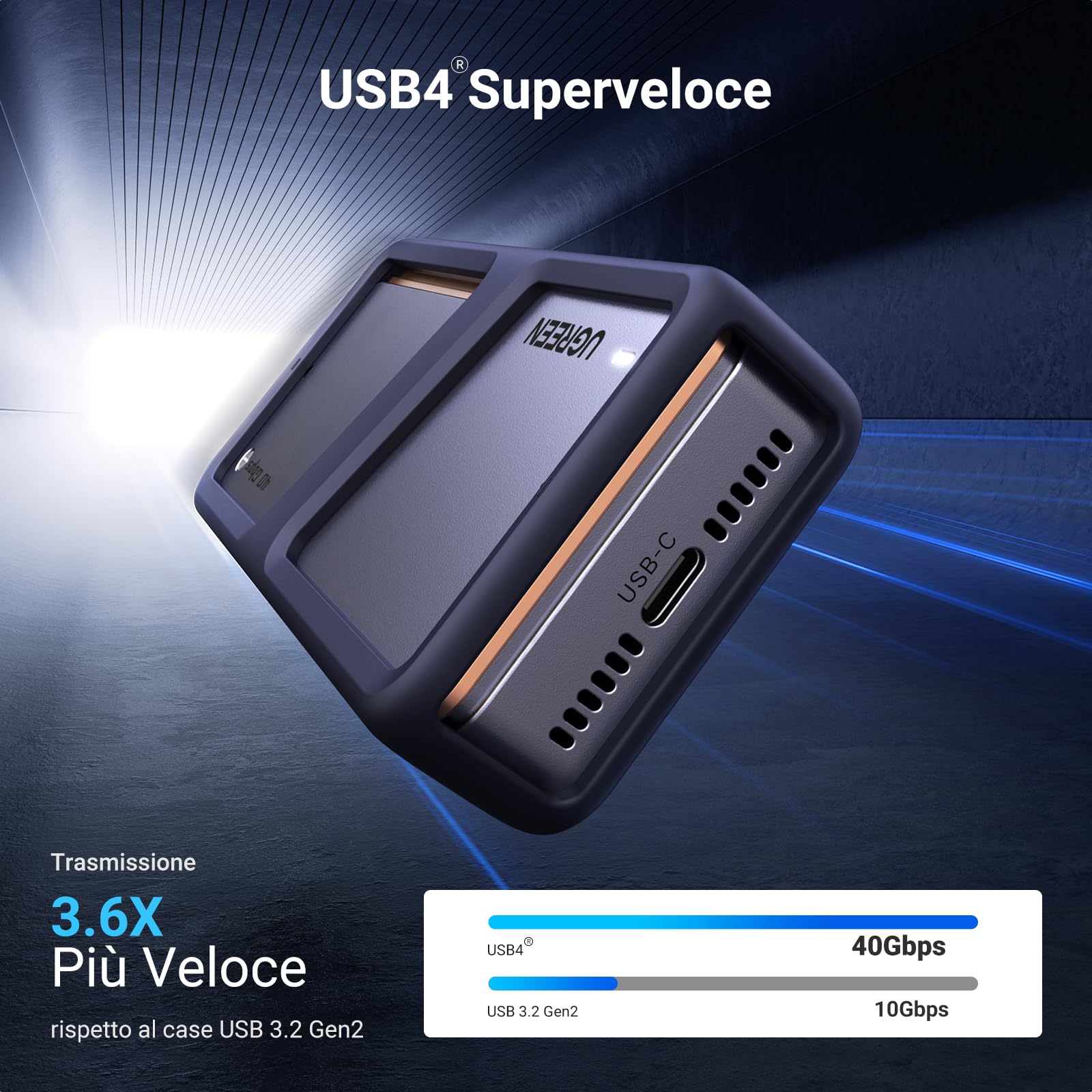 ugreen-case-ssd-m-2-nvme-usb-4-0-40gbps-enclosure-2230-2280 image 2