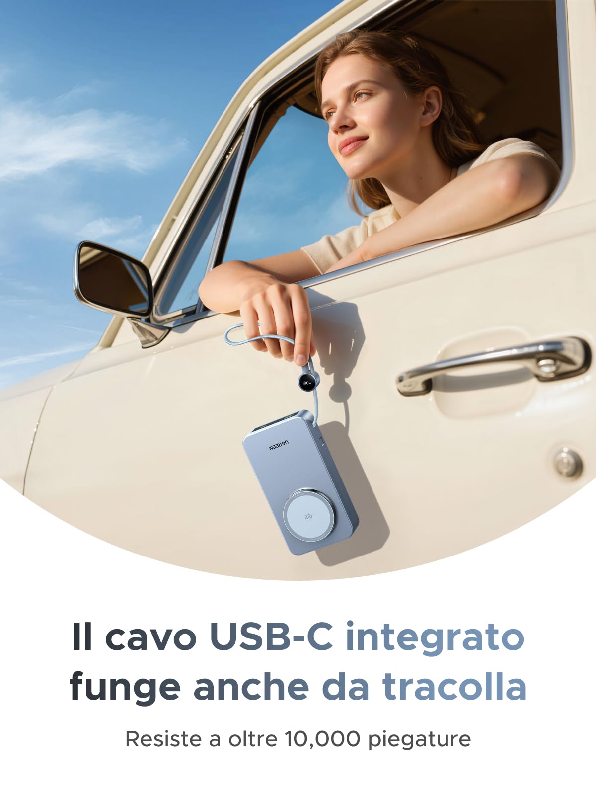ugreen-magflow-2-in-1-power-bank-magsafe-qi2-25w-20000mah-usb-c-100w-con-display image 5