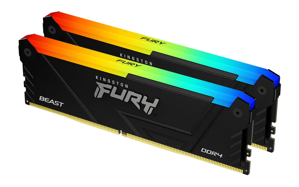kingston-fury-beast-rgb-16gb-kit-2x8gb-ddr4-3200mt-s-cl16-dimm-desktop image 1